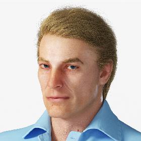 Arthur Realistic Businessman Rigged Character 3D